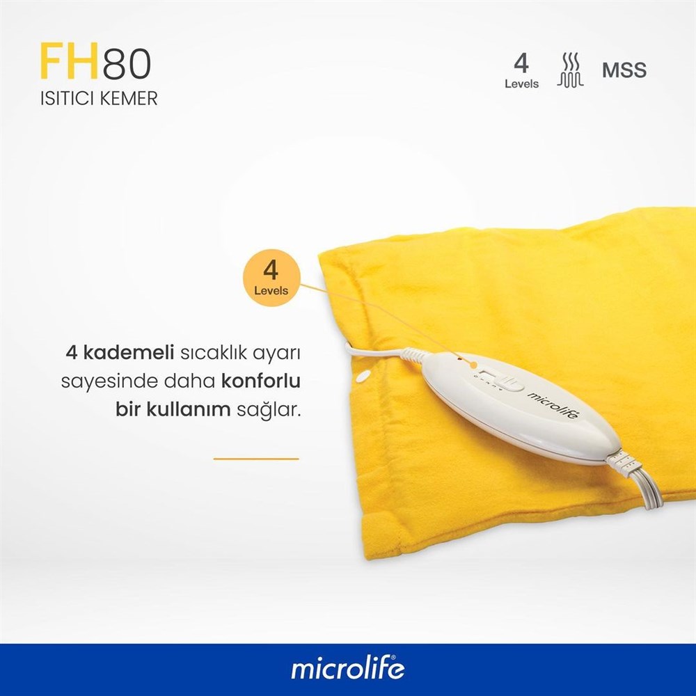 Microlife FH 80 Elektrikli Bel ve Sırt Isıtıcı Kemer