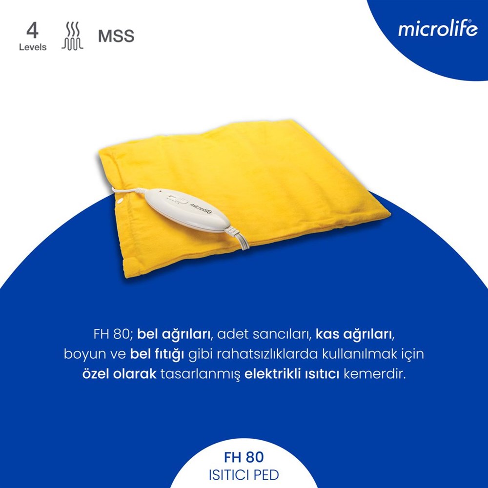 Microlife FH 80 Elektrikli Bel ve Sırt Isıtıcı Kemer