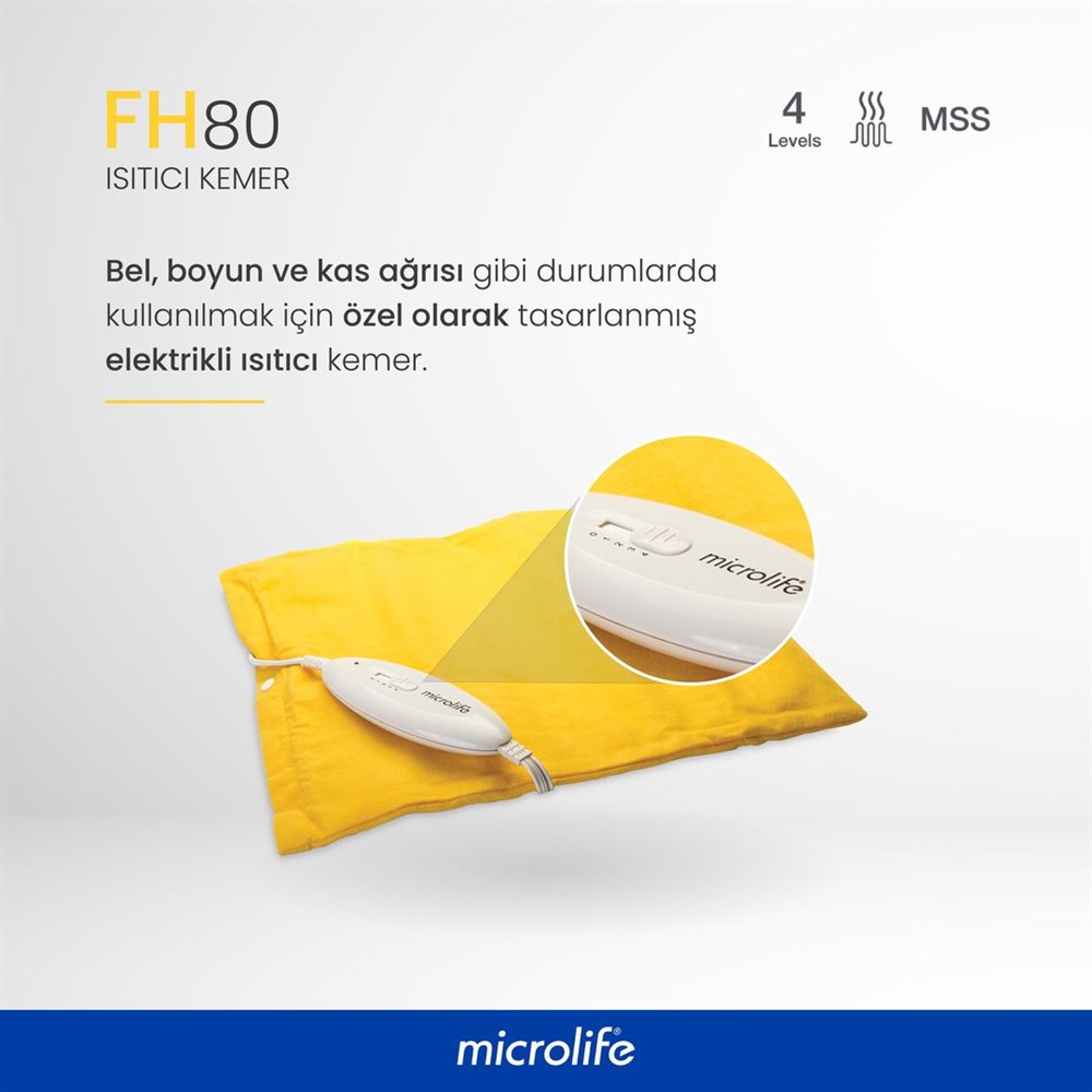 Microlife FH 80 Elektrikli Bel ve Sırt Isıtıcı Kemer