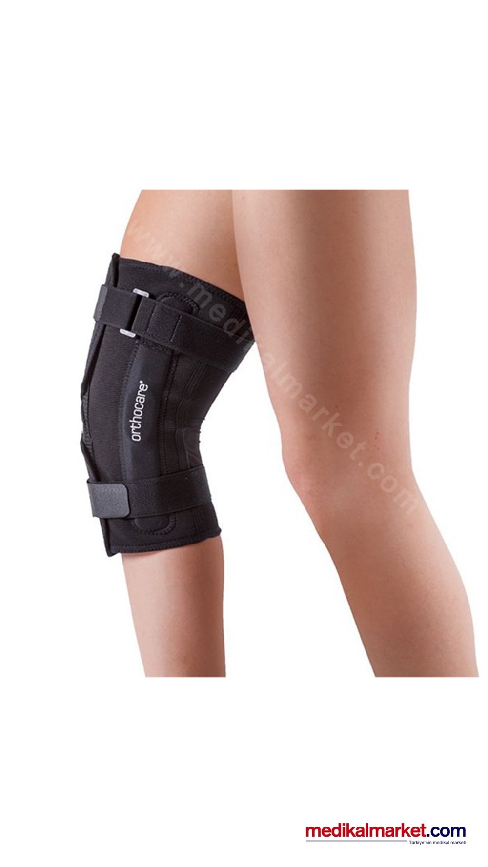 Orthocare 6755 Dokuma Çelik Eklemli Önü Açık dizlik