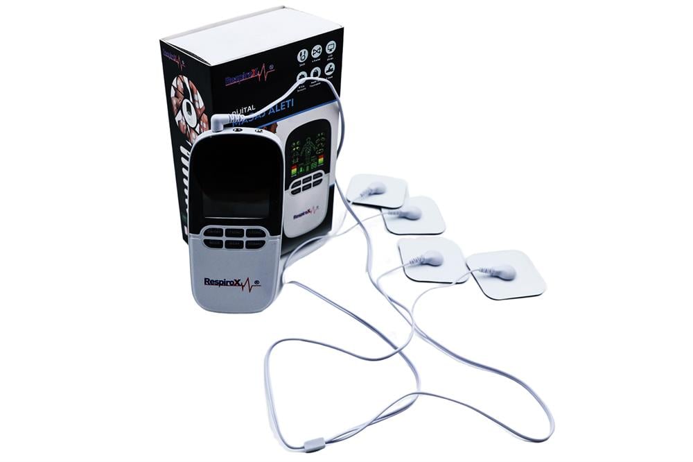 Respirox RTC-PRO Renkli Dijital Masaj Aleti 8 Kanallı Şarjlı Tens Cihazı