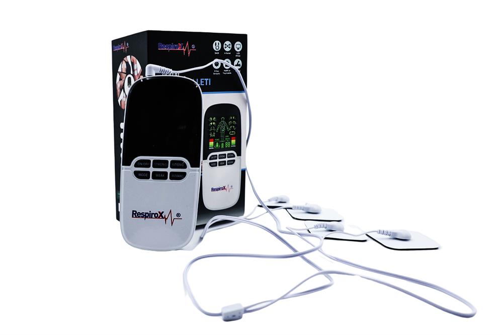 Respirox RTC-PRO Renkli Dijital Masaj Aleti 8 Kanallı Şarjlı Tens Cihazı