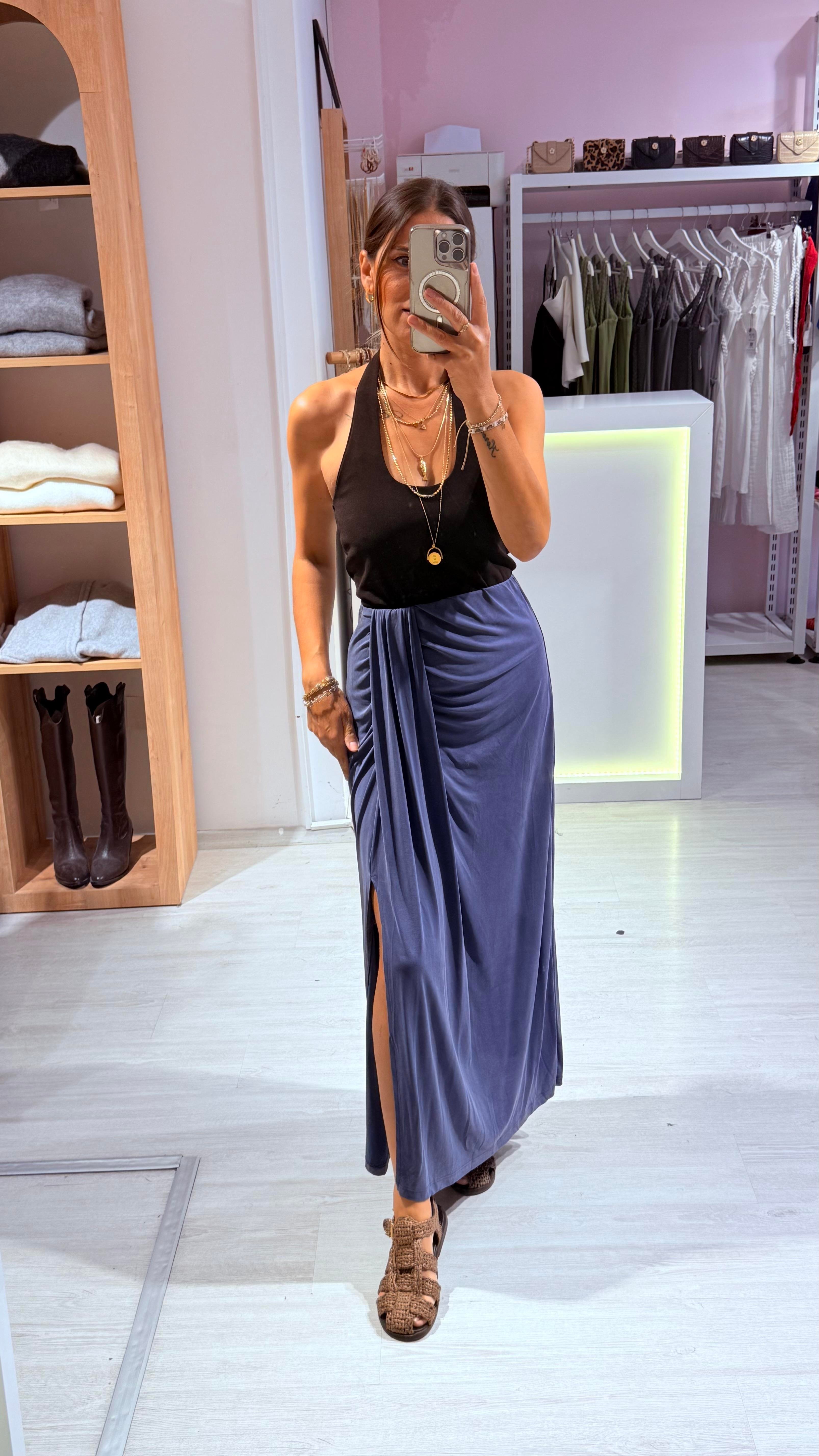 Acı Kahve Boyundan Askılı Body