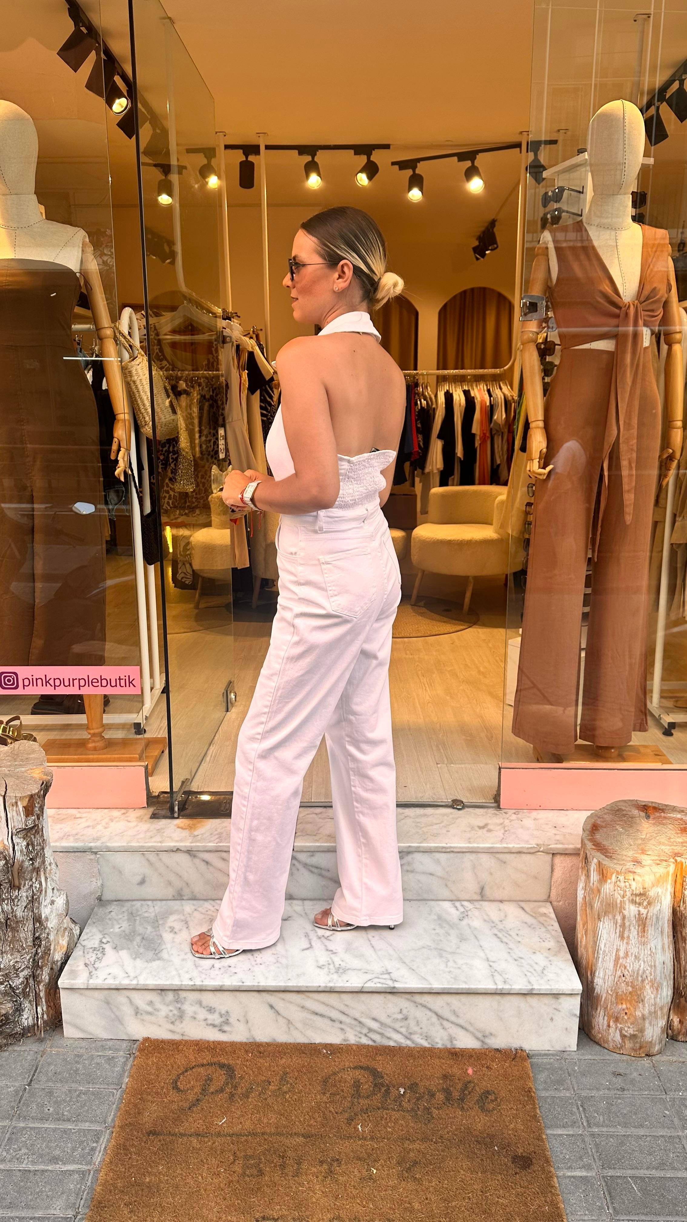 Beyaz Jean Tulum