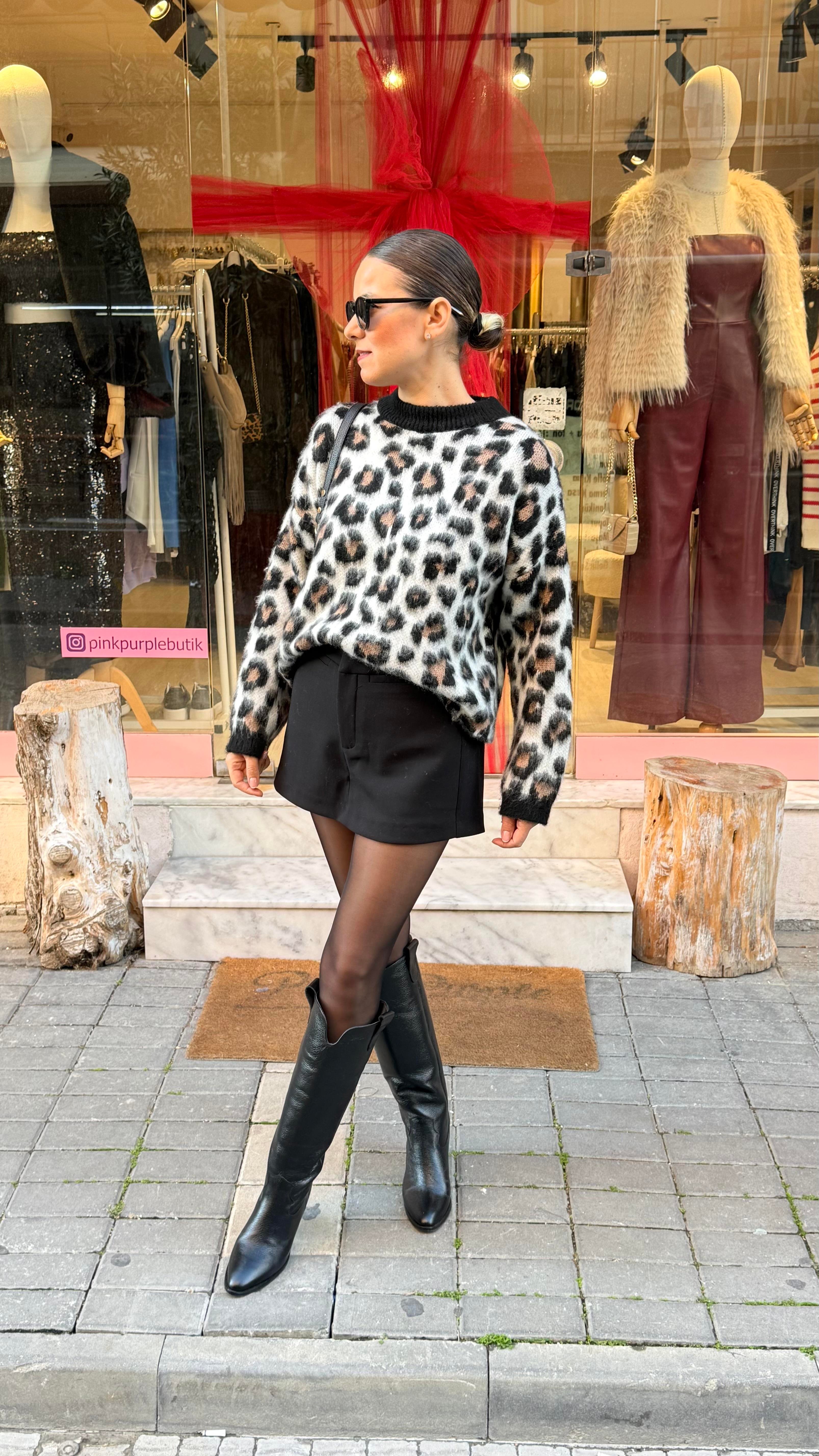 Beyaz Leopar Kazak