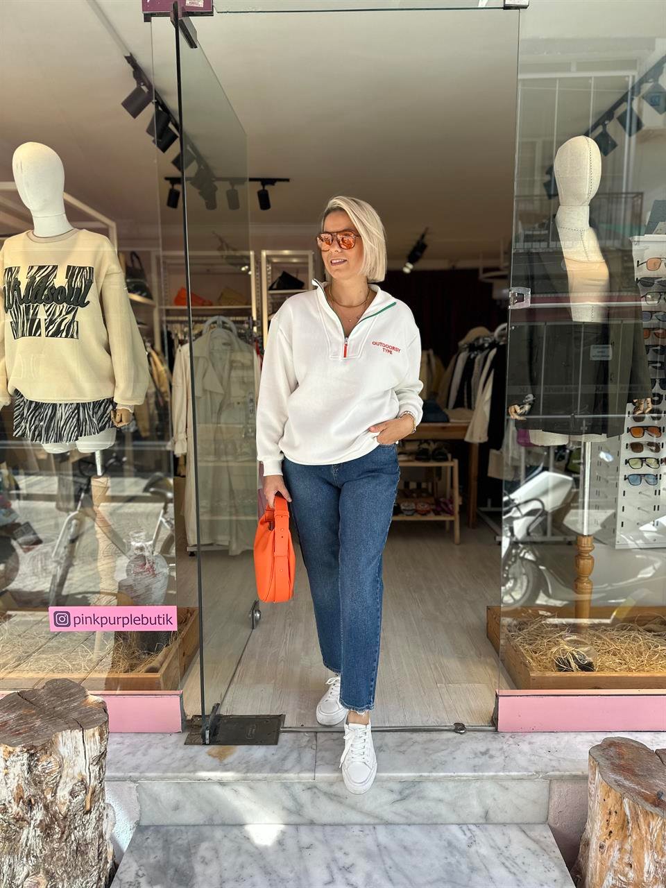 Beyaz Outdoor Sweatshirt