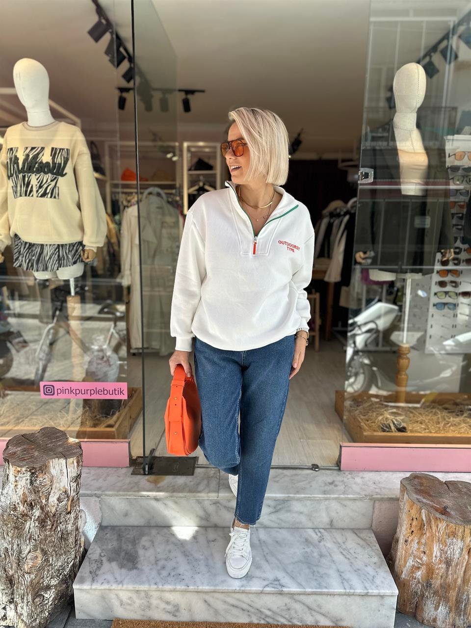 Beyaz Outdoor Sweatshirt