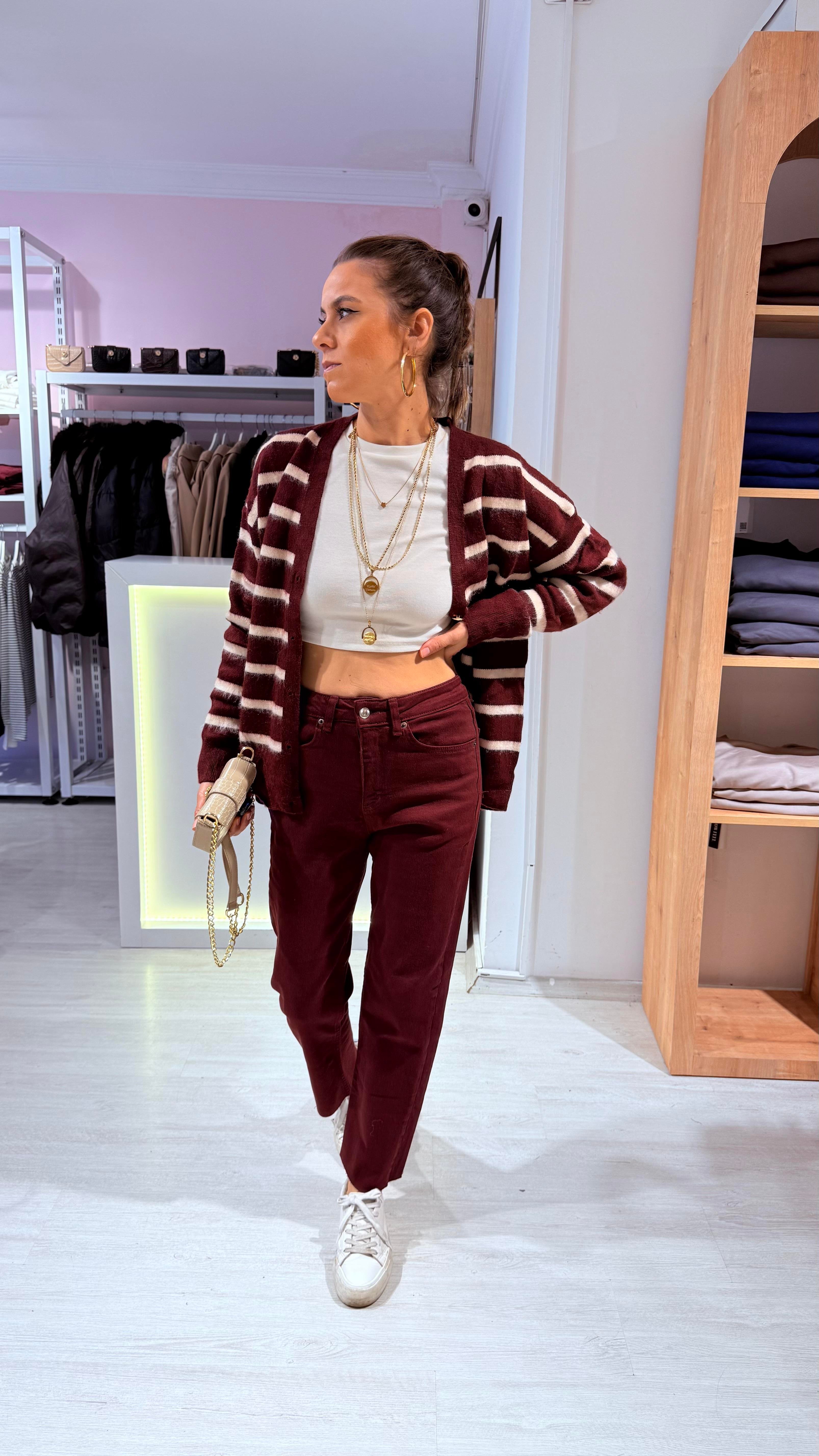 Bordo Boyfit Jean