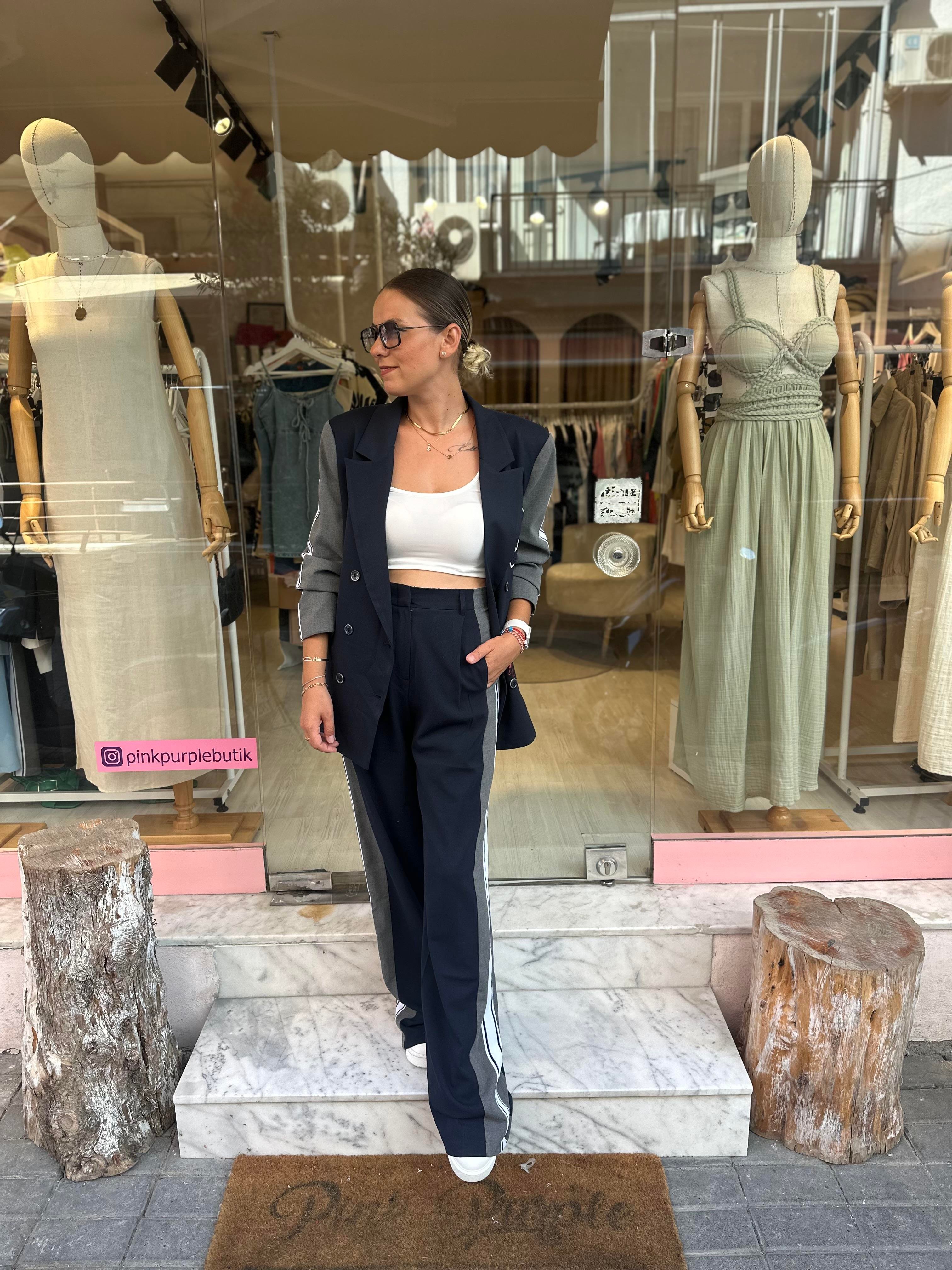C Blazer Palazzo Takım