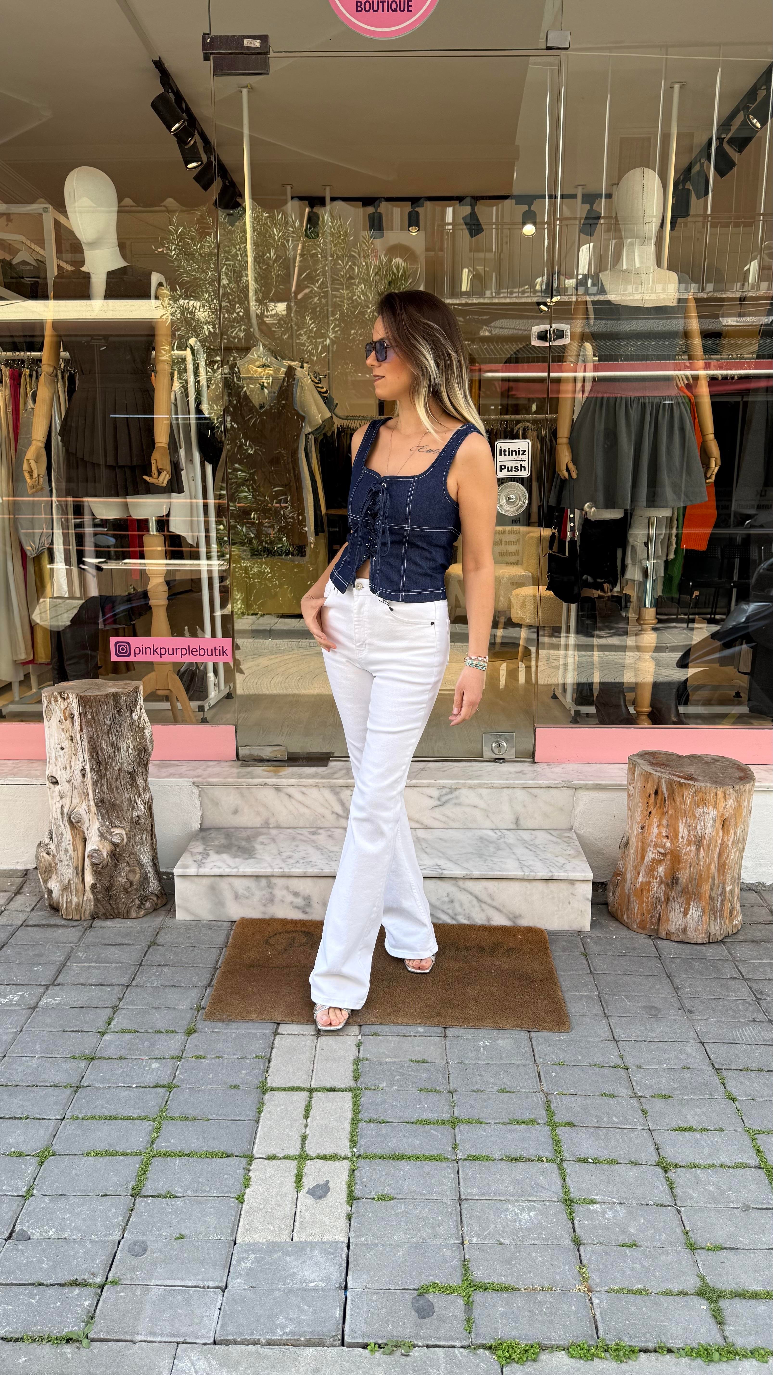 Denim Büstiyer