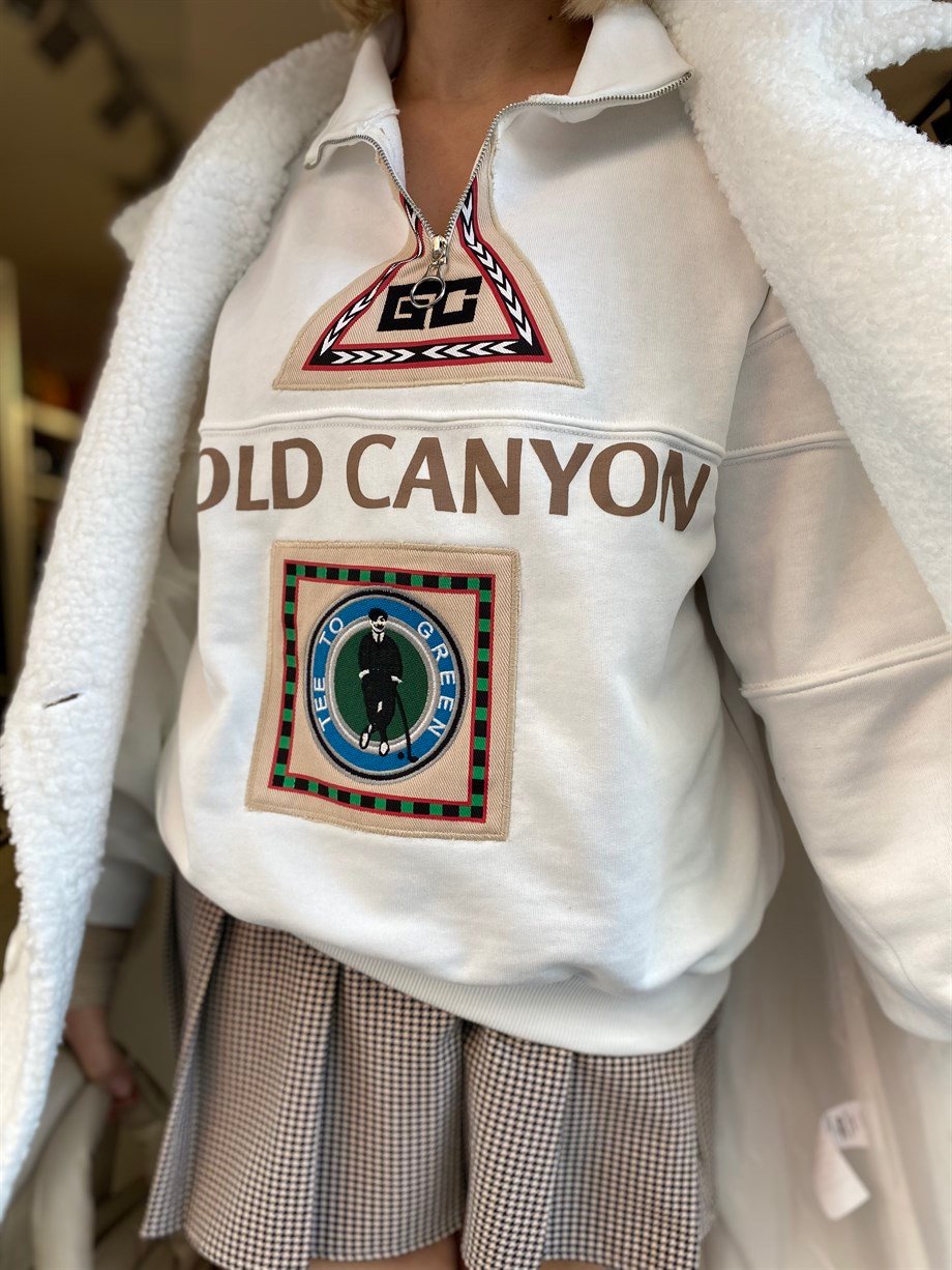 Gold Canyon Fermuarlı Sweatshirt