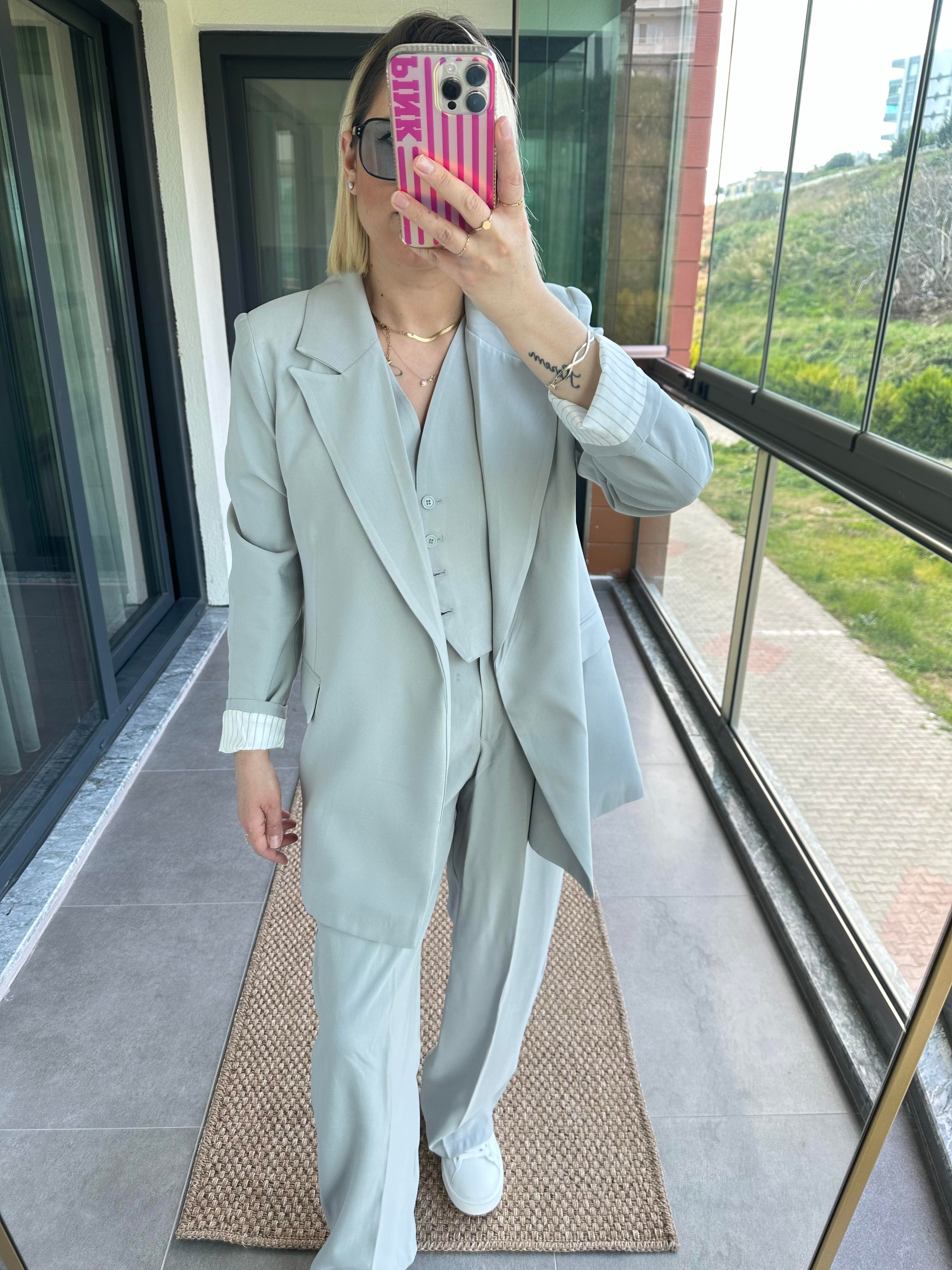 Gri Blazer