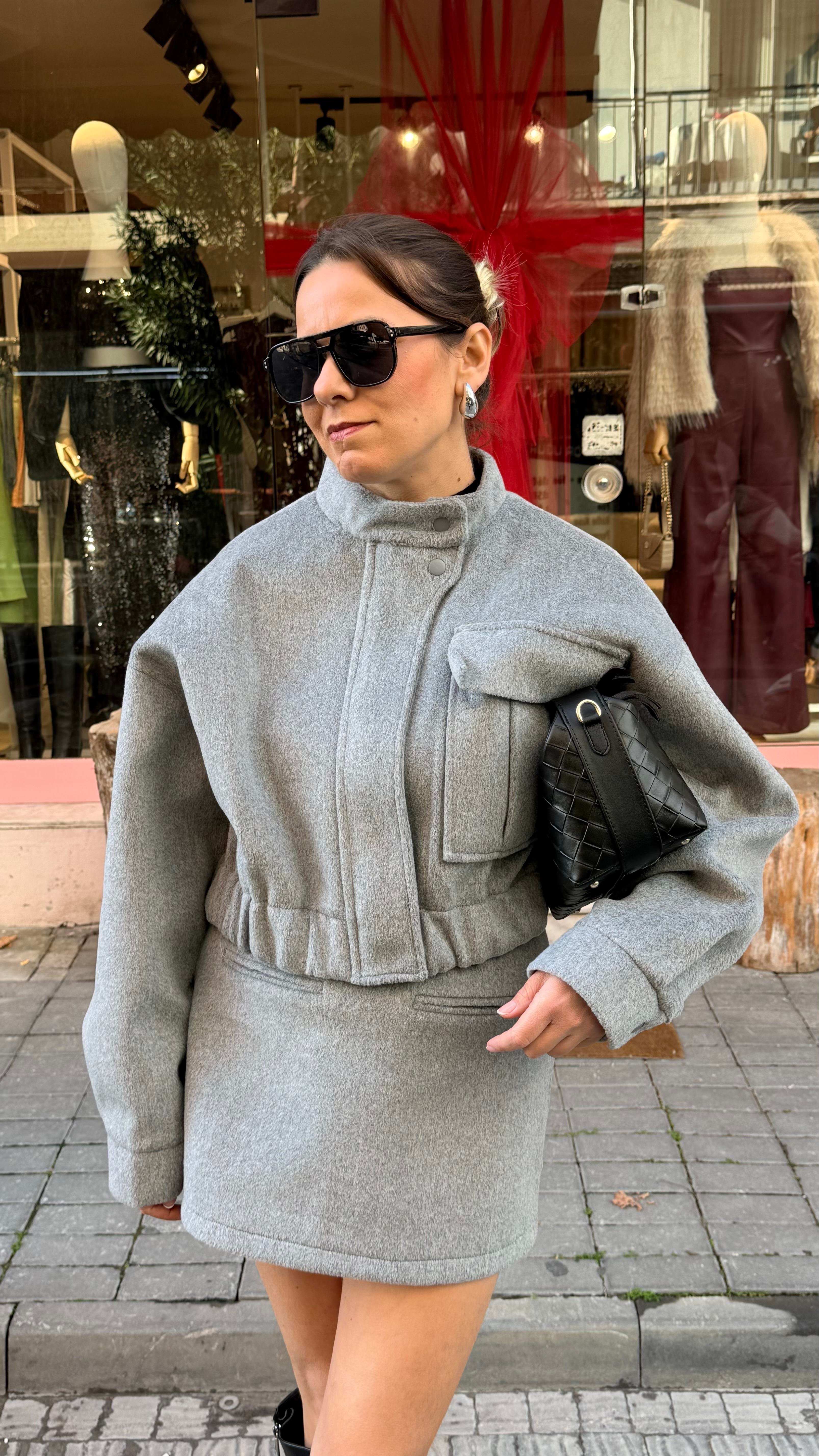 Gri Kaşe Takım