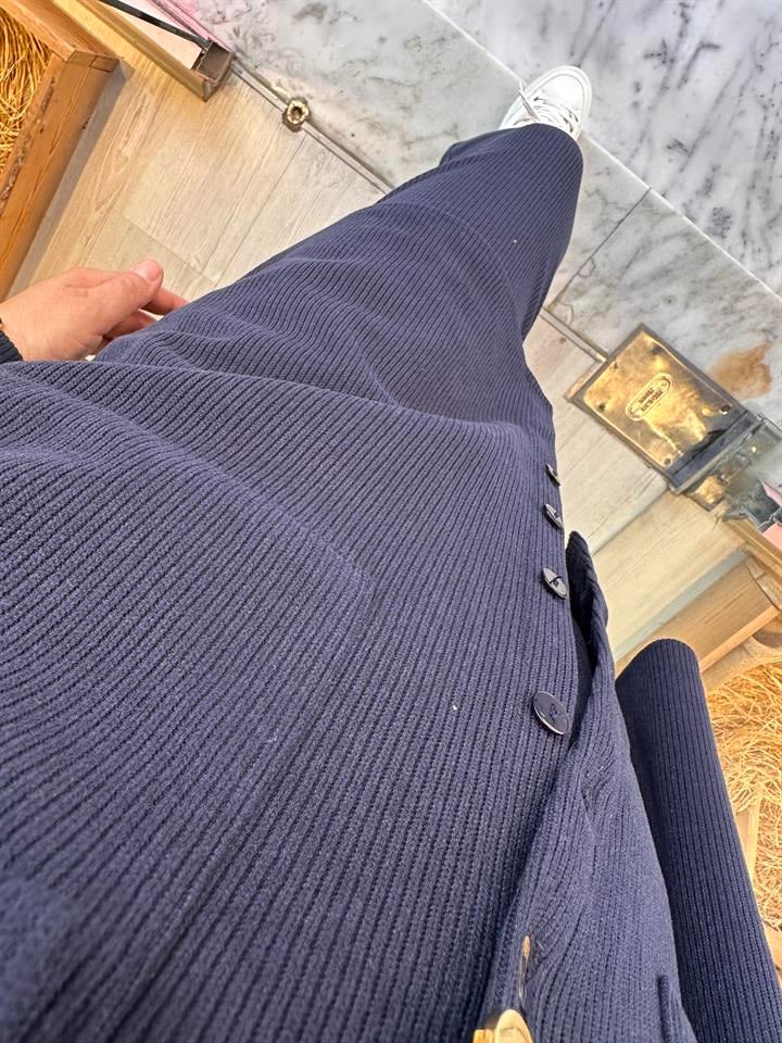 Lacivert Fitilli Takım
