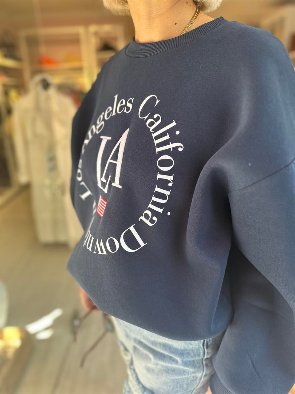 Lacivert LA Sweatshirt