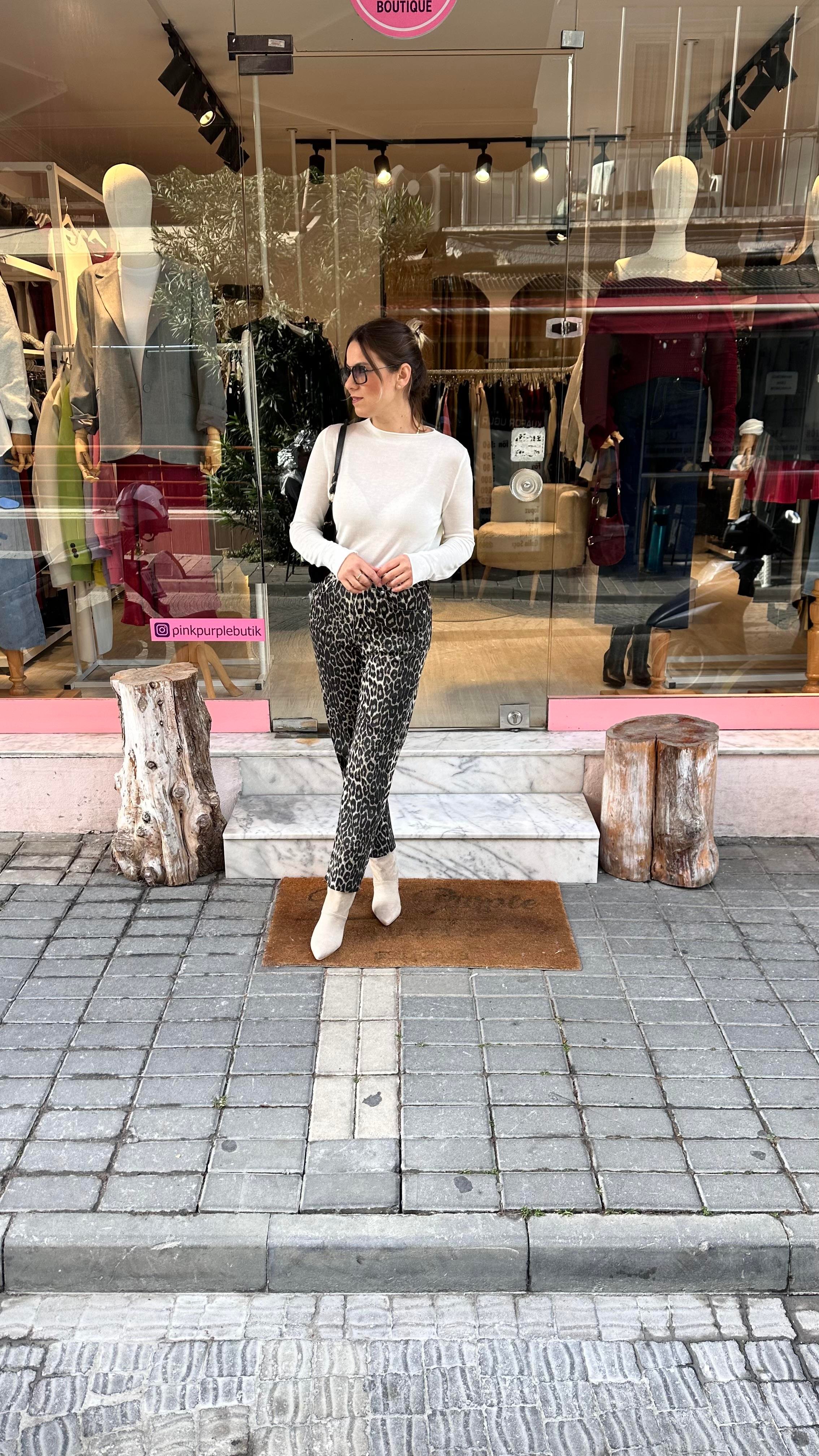 Leopar Boyfit Jean