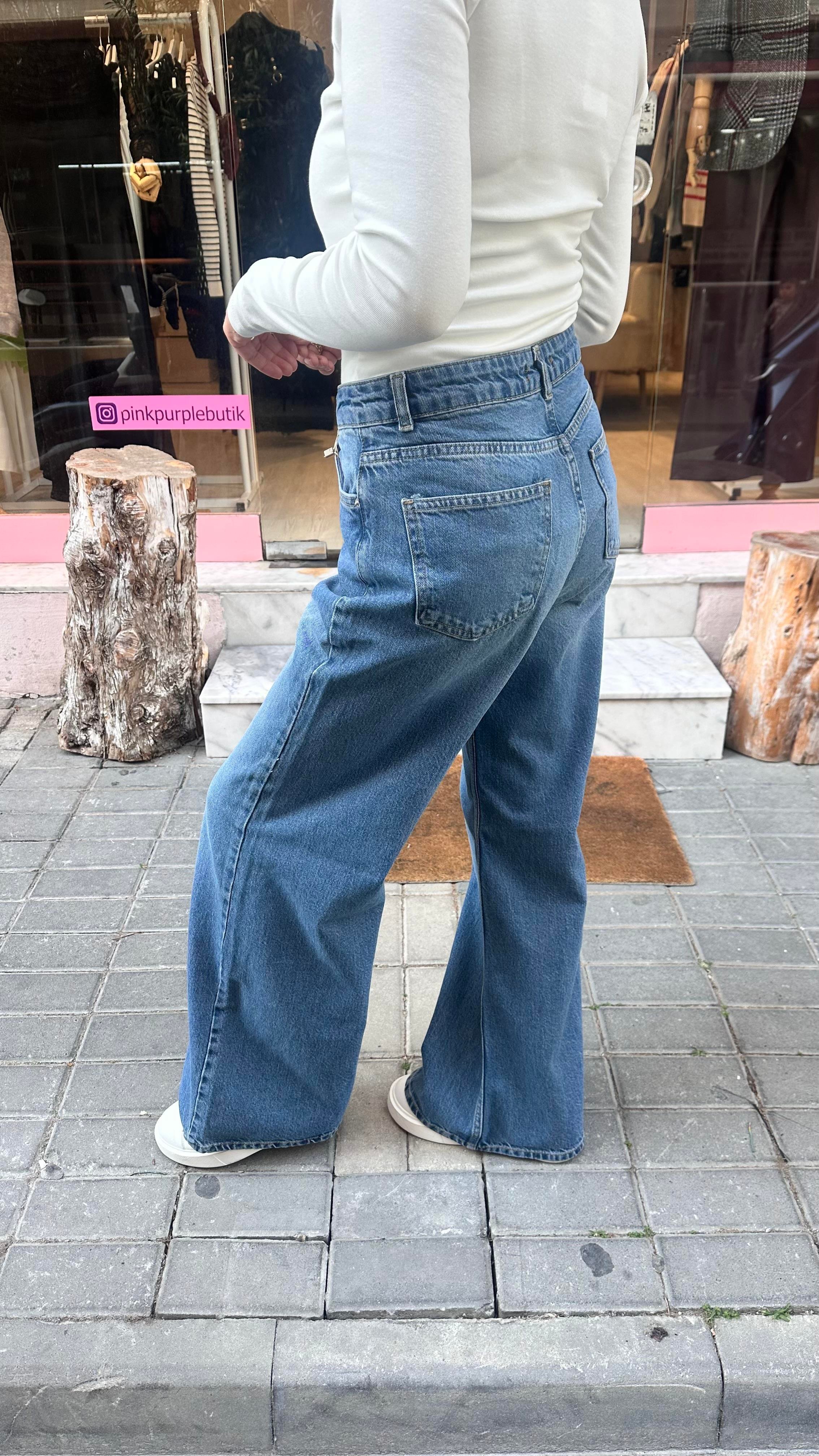 Mavi Bol Paça Jean