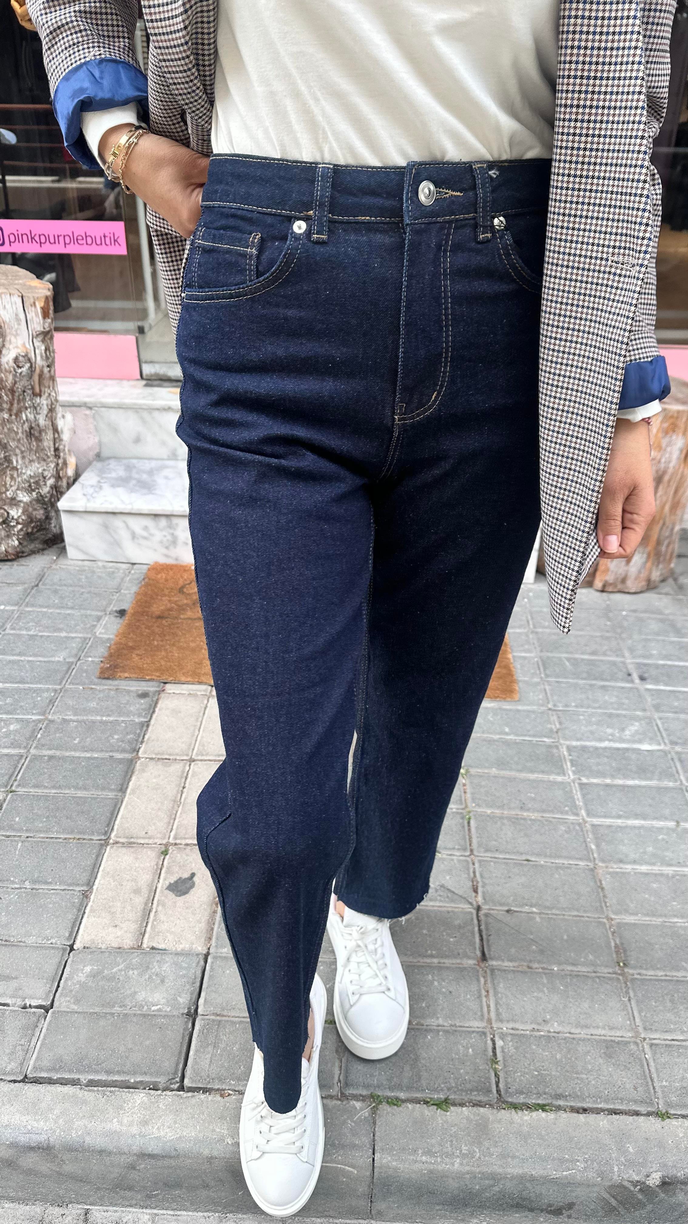 Orj.Marka Koyu Lacivert Jean