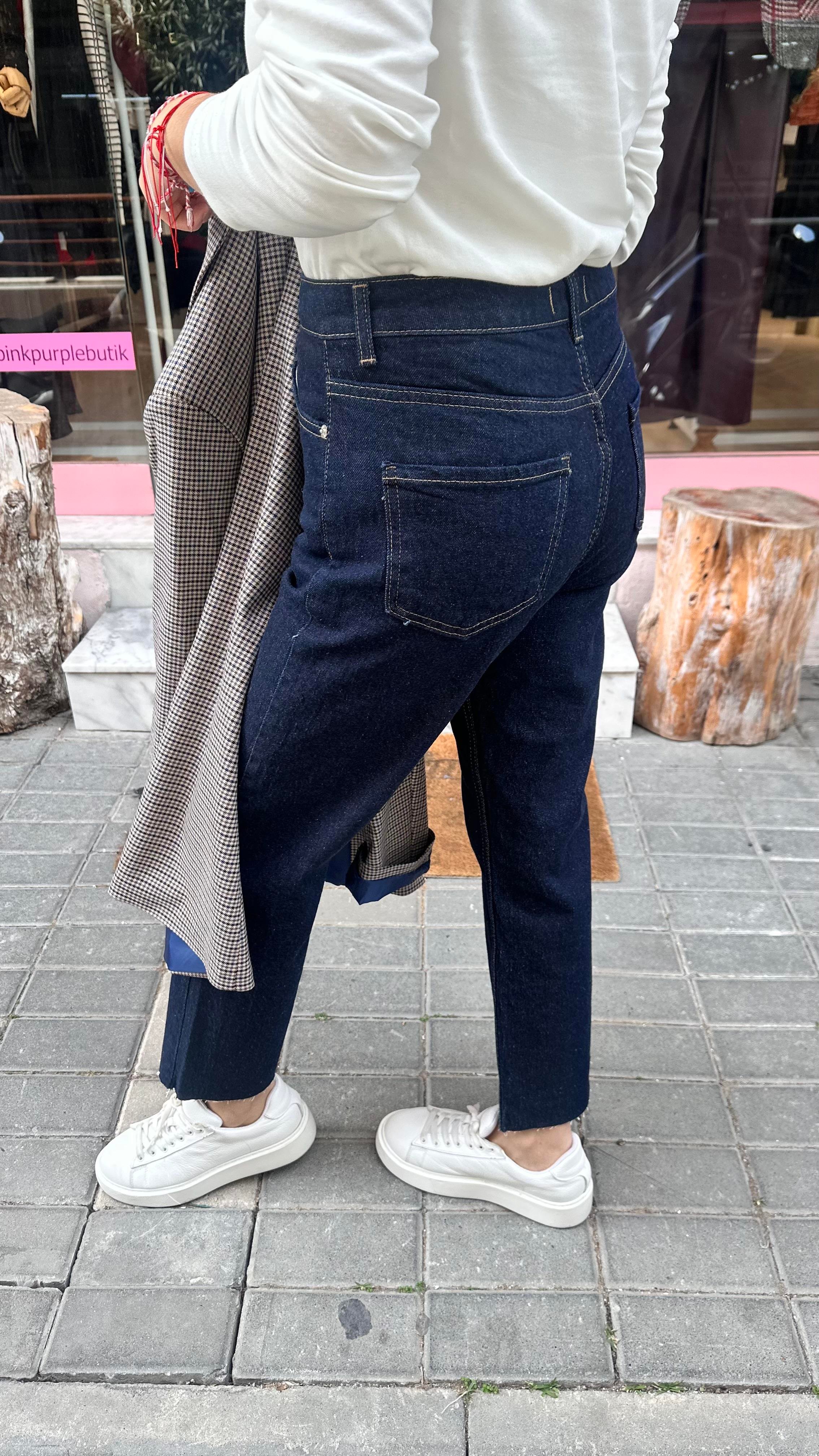 Orj.Marka Koyu Lacivert Jean