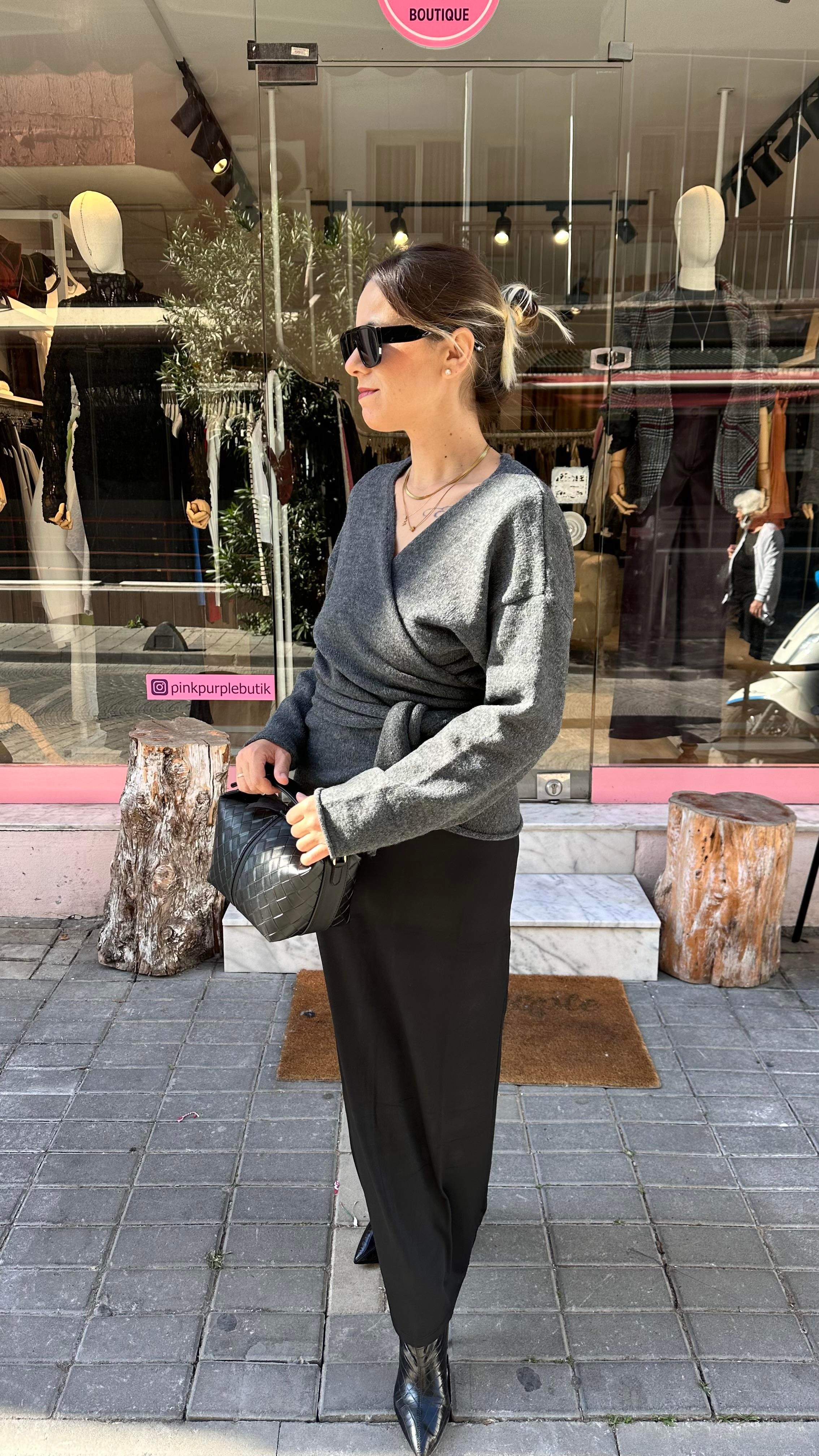 Siyah Maxi Modal Etek