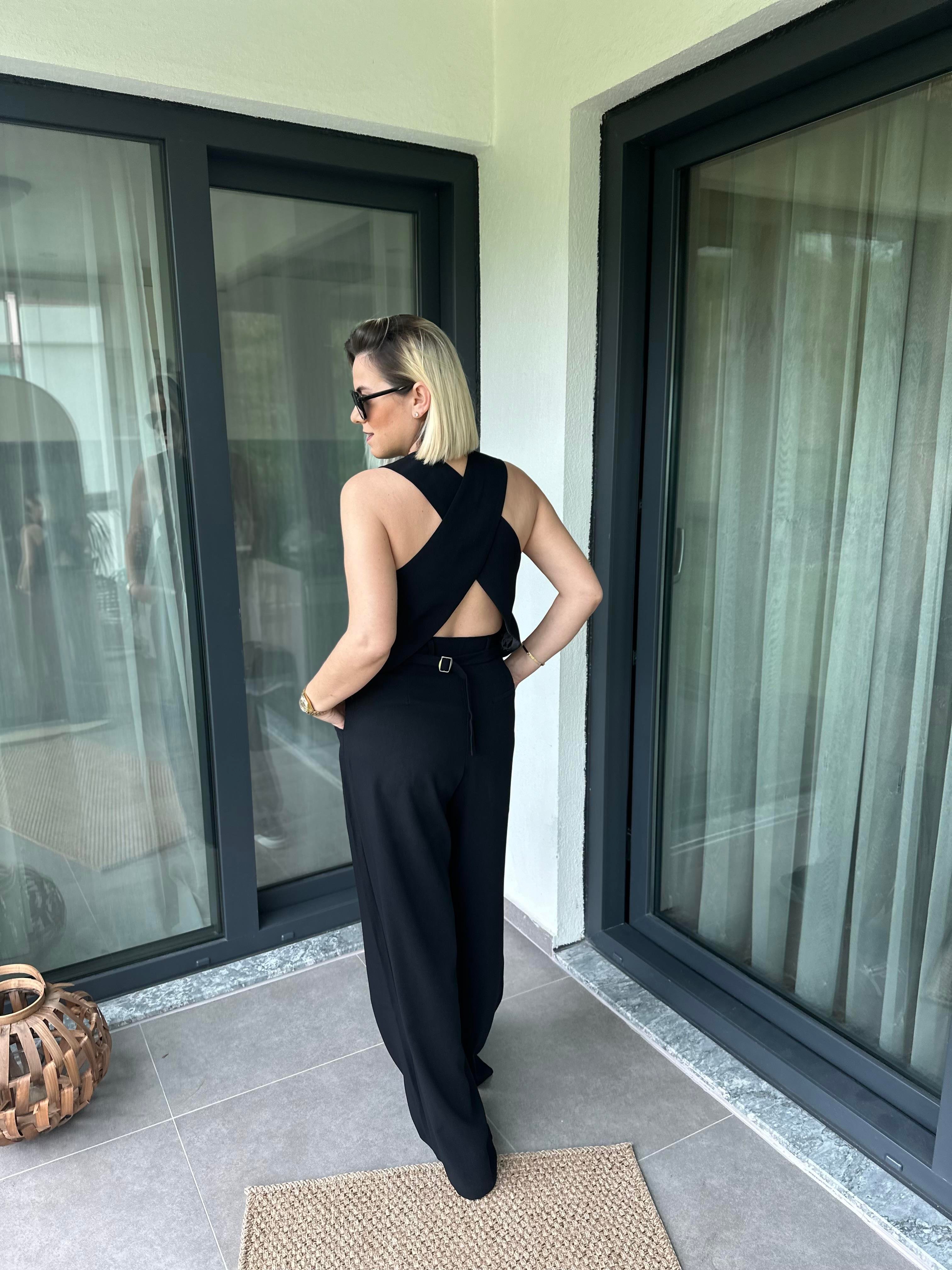 Siyah Premium Yelek Takım