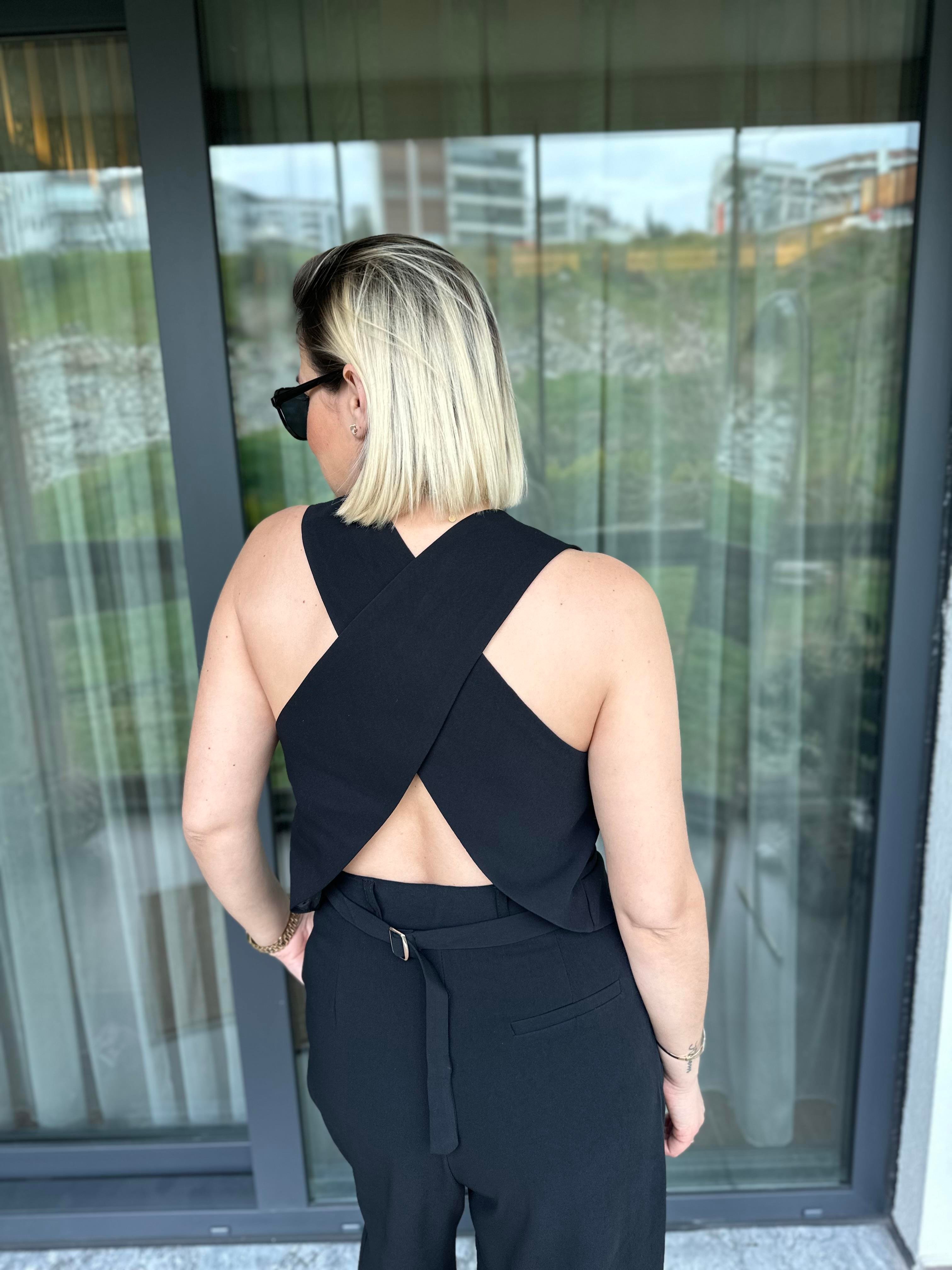 Siyah Premium Yelek Takım