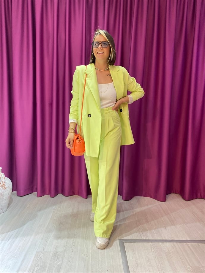 Su Yeşili Blazer Takım