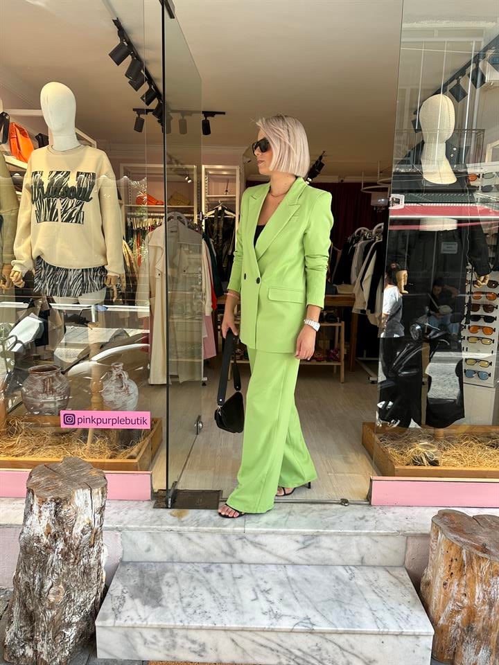 Yeşil Blazer Takım