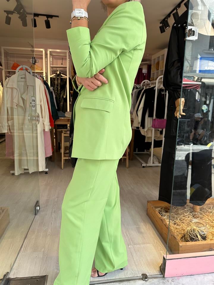 Yeşil Blazer Takım