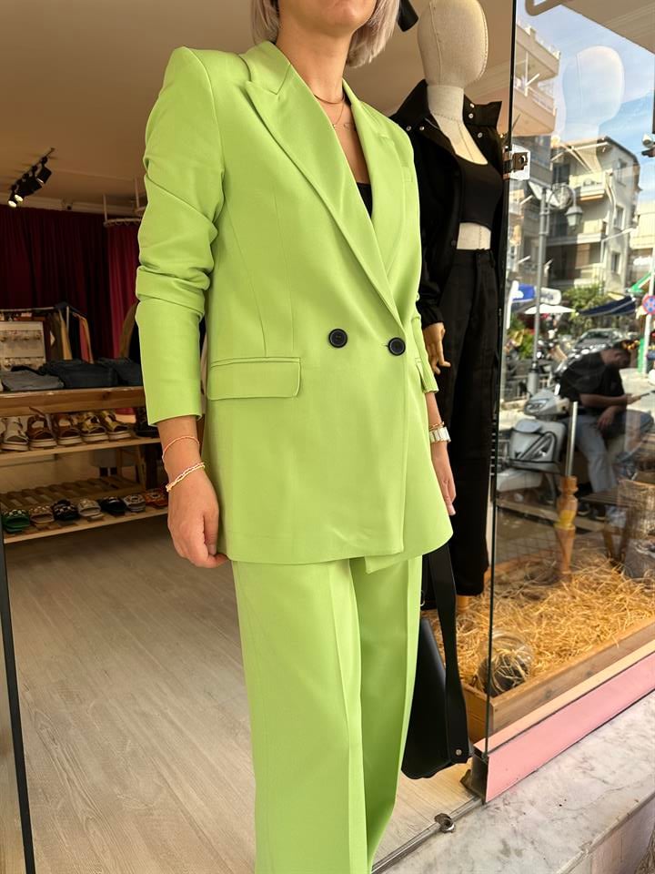 Yeşil Blazer Takım
