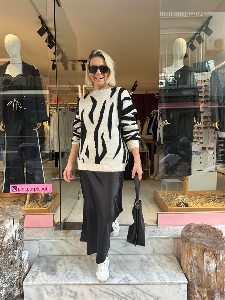 Zebra Desen Kazak