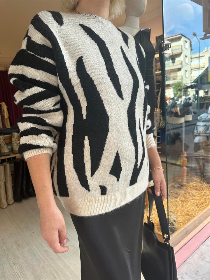 Zebra Desen Kazak