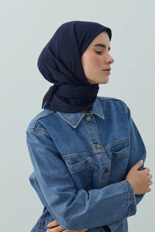 Aya Serisi Eşarp Lacivert