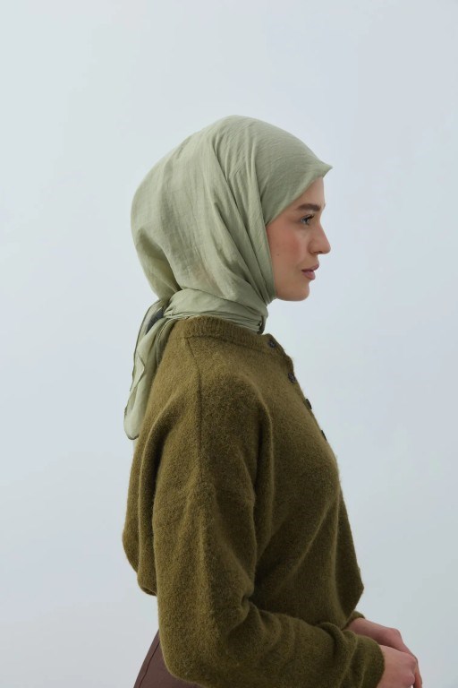 Aya Serisi Eşarp Yeşil Çay