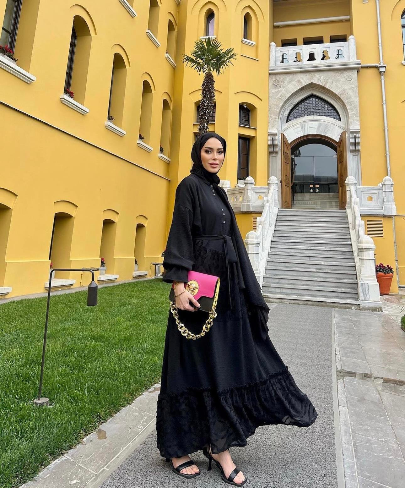 Sofia Siyah Elbise