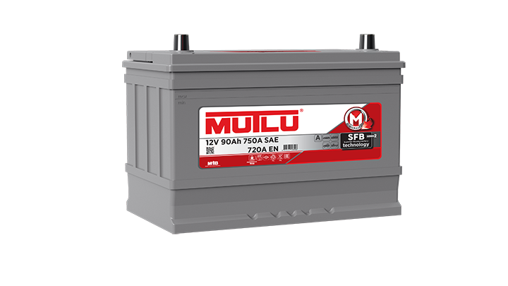 12 V 90 AH YÜKSEK TERS MUTLU AKÜ