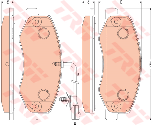 Arka Balata Renault Master3 2.3 Dci Cift Teker 09- Trw Gdb1885