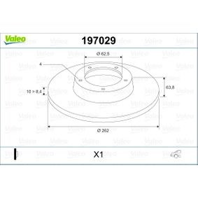 Arka Fren Disk 2 Adet Accent Era-Getz-I20-Rio Valeo 197029