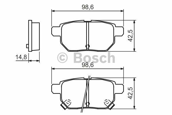 Bosch Arka Balata Auris-Corolla 1.4-1.6 07-10 1.4D-4D-1.6 12-
