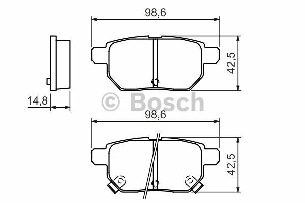 Bosch Arka Balata Auris-Corolla 1.4-1.6 07-10 1.4D-4D-1.6 12-