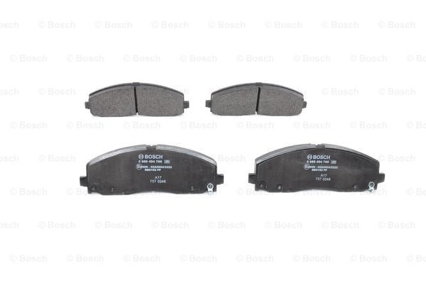 Bosch Ön Balata Takım Fiat Freemont 2.0-2.4 Jtd 2011- 986494769