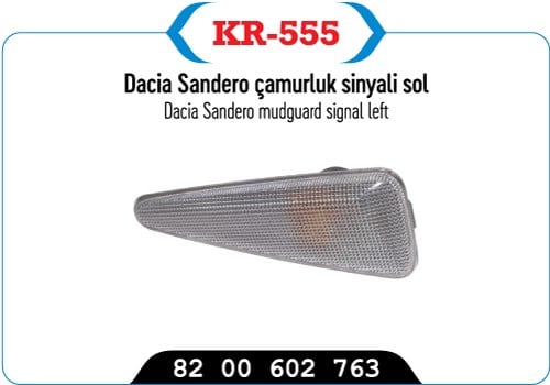 Camurluk Sınyalı Sol Clıo Symbol / Dacıa Sandero (pys) 8200602763