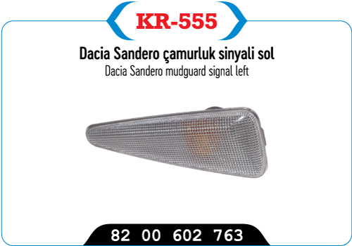 Camurluk Sınyalı Sol Clıo Symbol / Dacıa Sandero (pys) 8200602763