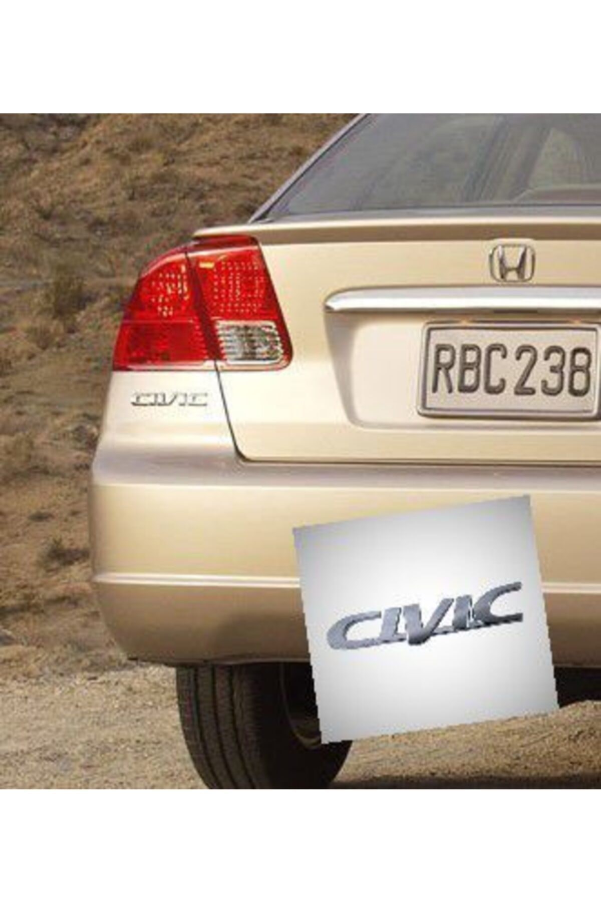 Civic Yazısı ( Honda Civic Bagaj Yazısı 1996-2006)