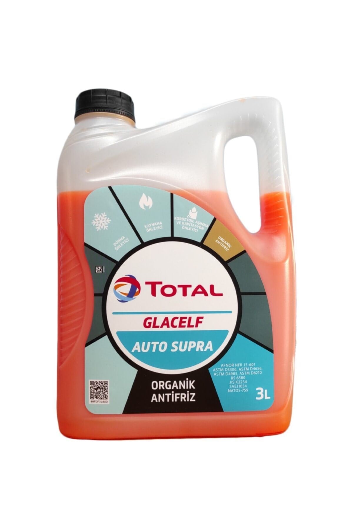 Glacelf Auto Supra Organik Antifriz 3 Lt ÜRETİMYILI2025