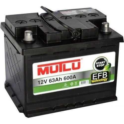 Mutlu 12V 63 Ah 600A EFB Start-Stop Akü