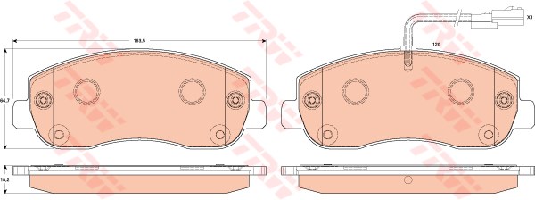 On Balata Master3 2.3 Dci 10- Trw Gdb1910 410601061R-410604386R