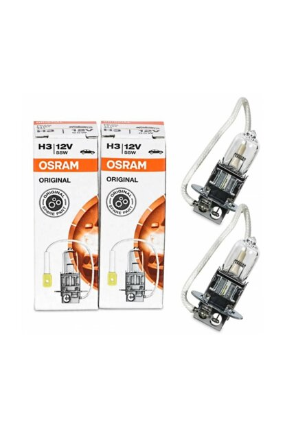 Osram H3 Ampul 12V 55W 2 Adet Almanya Üretimli