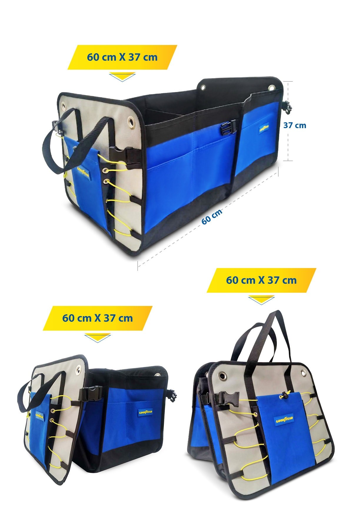 Oto Bagaj Organizer 60 X 37 Cm - 71 L