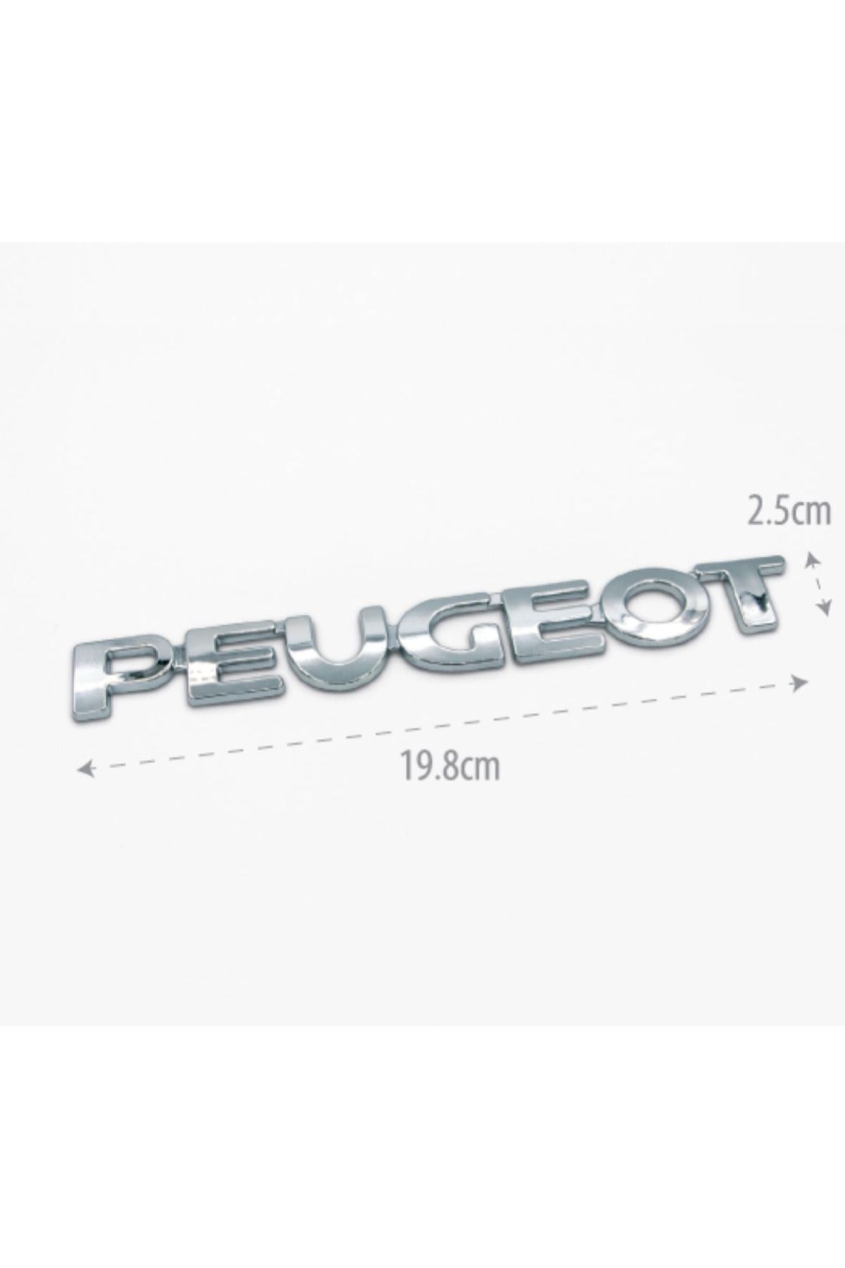 Peugeot Bagaj Yazı ( 206) 1998 ve 2006 Modeller İçin Uyumlu